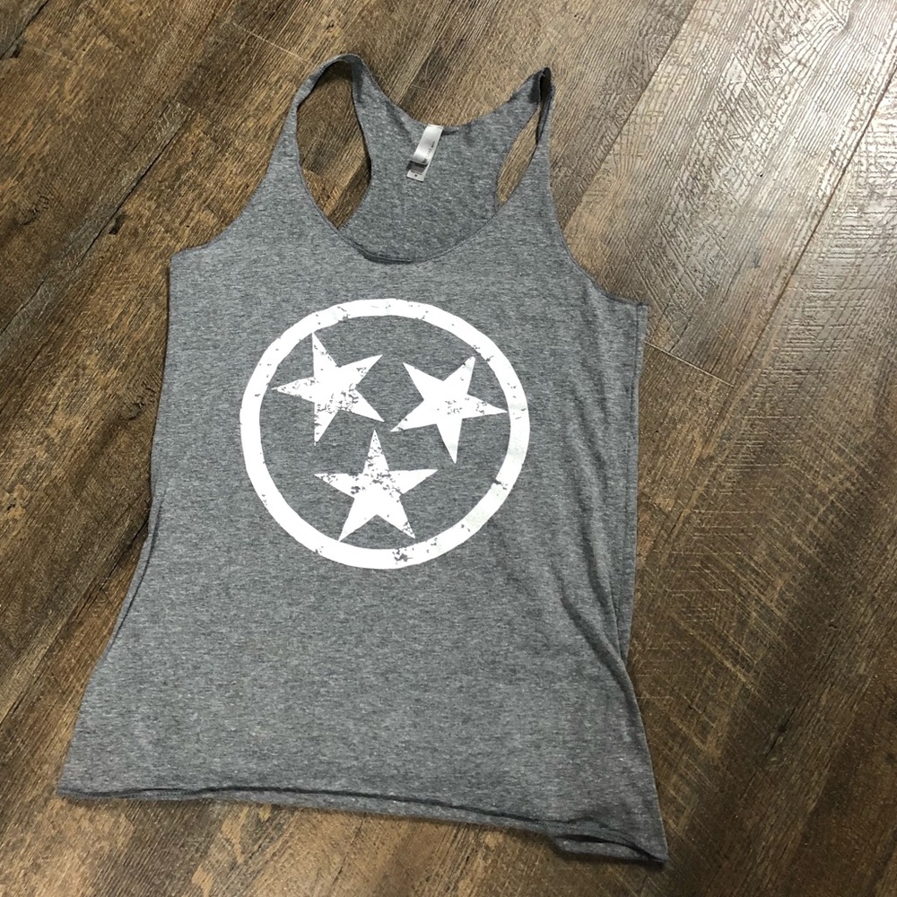 Tri star tank top